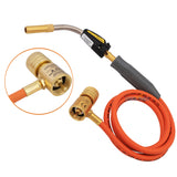 Mapp Gas Torch Auto Ignition Propane Welding Plumbing Brazing 1.4 MTR Hose