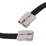 50A Anderson Plug Cigarette Plug 16 AWG Dual Core Wire Fire Resistant Tube 33cm