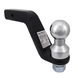 4500KG Forged Ball Mount 6" Drop  2" x 2"  Hitch Tow Bar Tongue 70mm Tow Ball