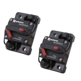 2x140AMP Circuit Breaker Dual Battery IP67 Waterproof 12V 24V Fuse Manual Reset