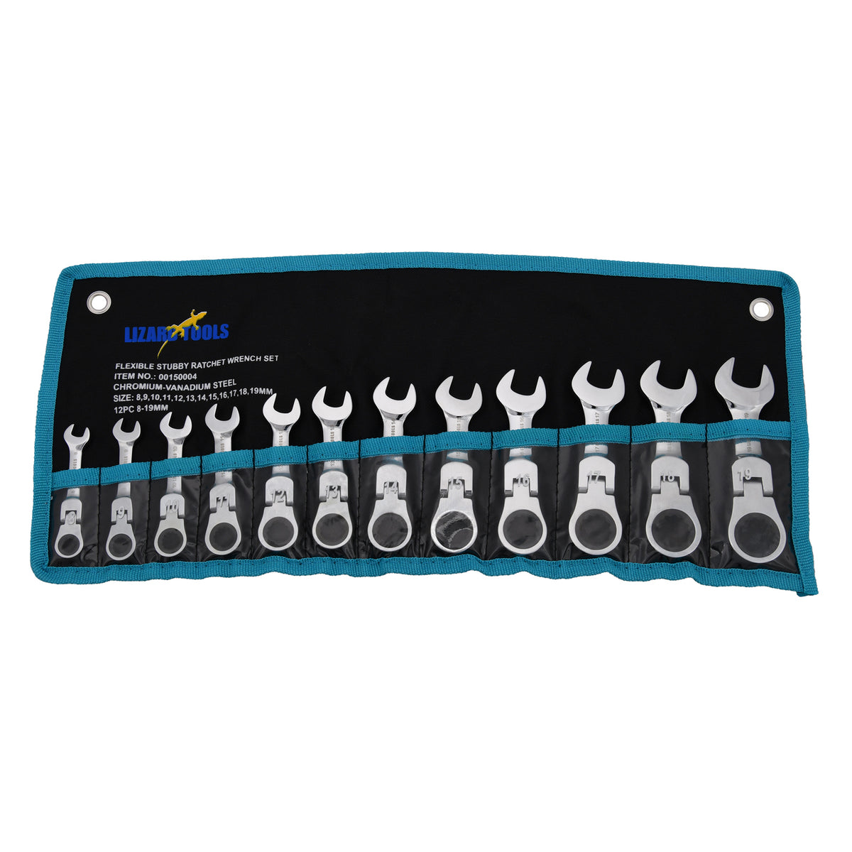 Flex Stubby Ratchet Gear Wrench Spanner Set