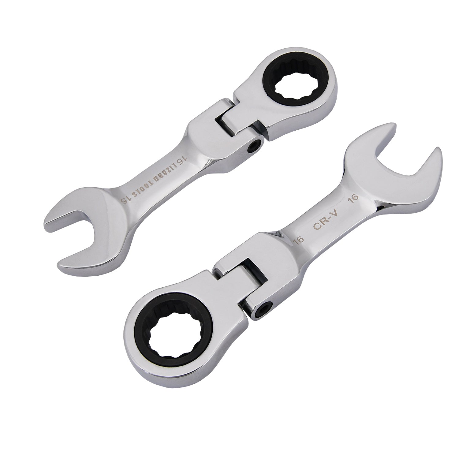 Flex Stubby Ratchet Gear Wrench Spanner Set