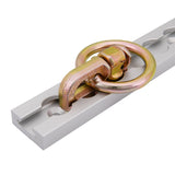 Anchor Track Double Stud Fitting W/ O Ring Tie Down point BS 6000 lbs / 2750 kg