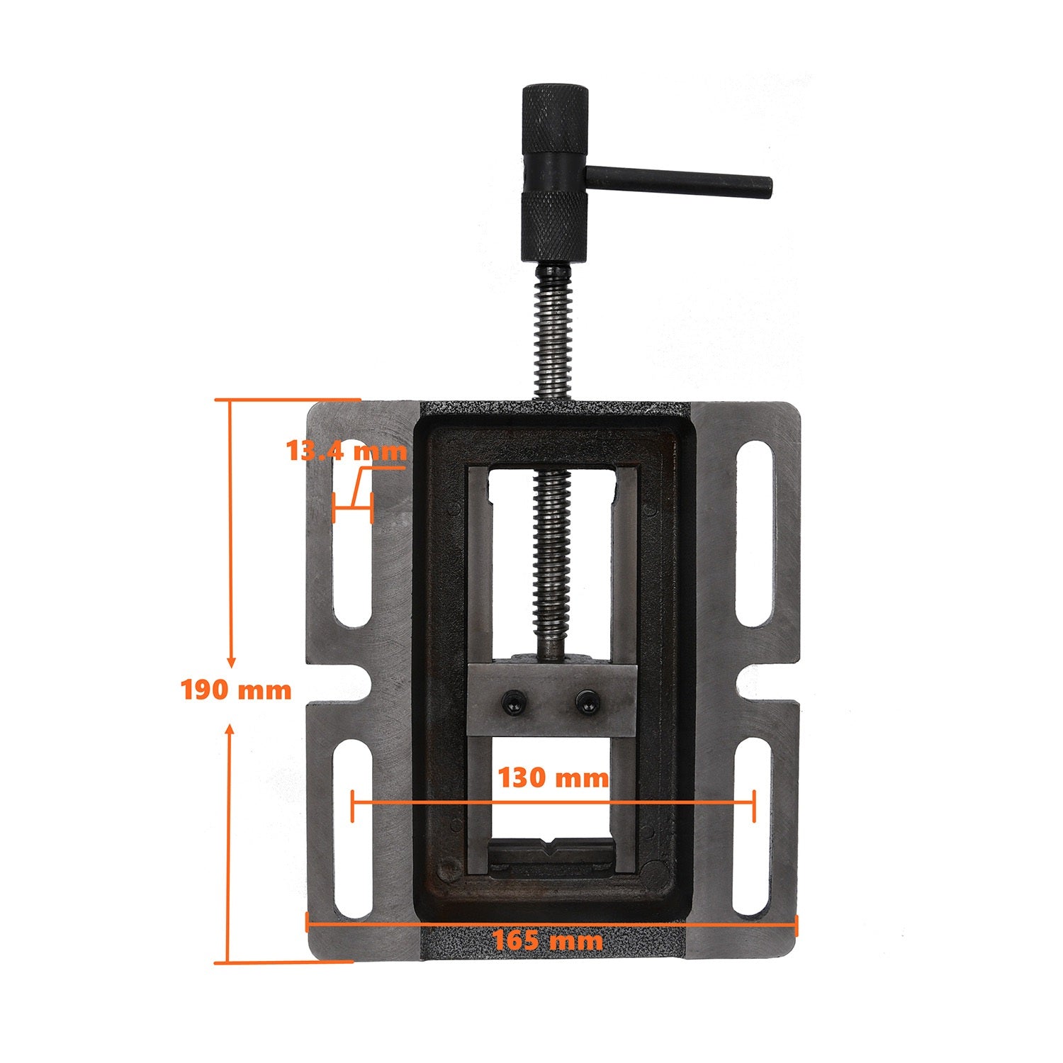 4" 100mm Professional Cast Iron Drill Press Vice Bench Vise Clamp