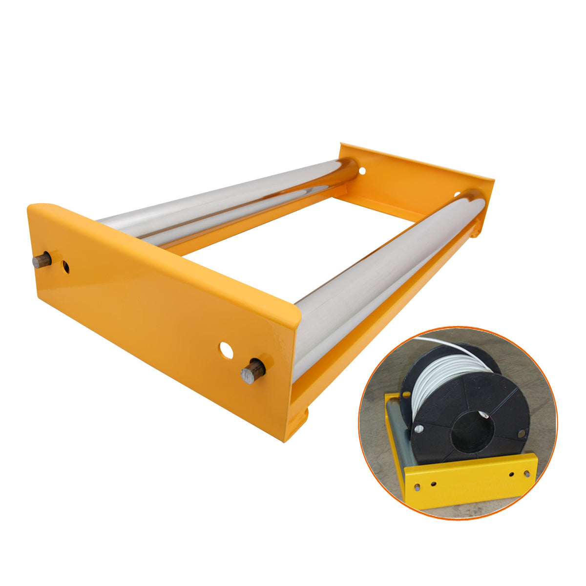 Cable Roller Stand  Drum dispenser 650mm Width 250KG Capacity