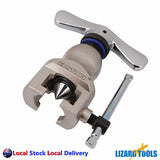 Clutched Flaring Flare Tool Kit Eccentric Cone R410A Tube Cutter Debur Tools