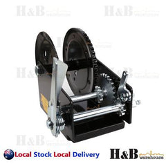 2500 LBS TAIWAN MADE PROFESSIONAL HAND WINCH SNAP ON HANDLE HAND BREAK