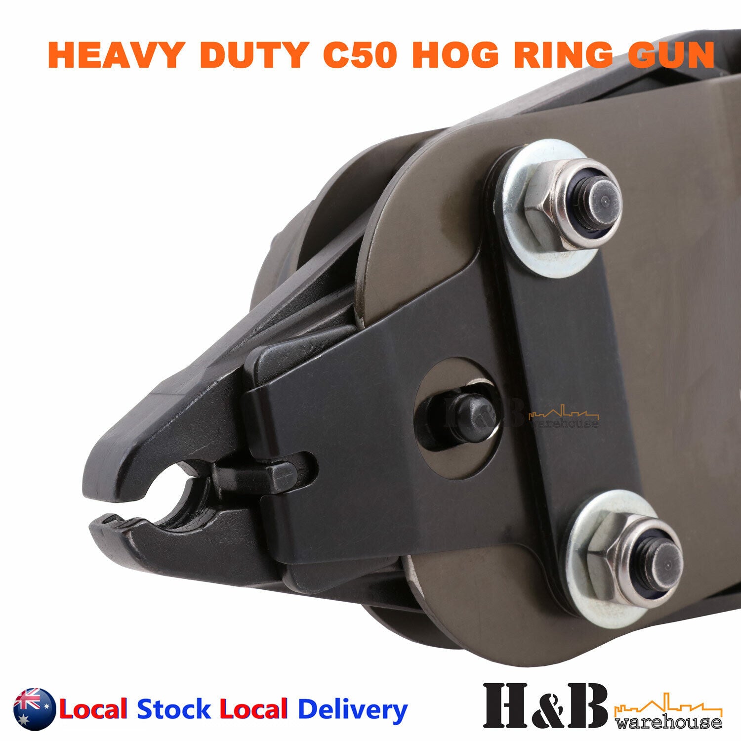 C50  Manual Hog Ring Gun Fence Fencing C Clip Nailer Pliers Wire Ringer