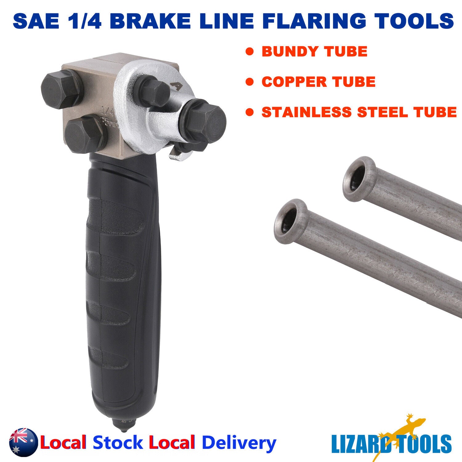 APT Taiwan 1/4 " 6.35mm SAE Double Flare Flaring Tool Brake Line Pipe Bundy Tube