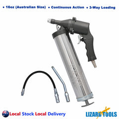 APT Taiwan Air Grease Gun pneumatic Trigger Continuous Shot 16oz 3 way Load