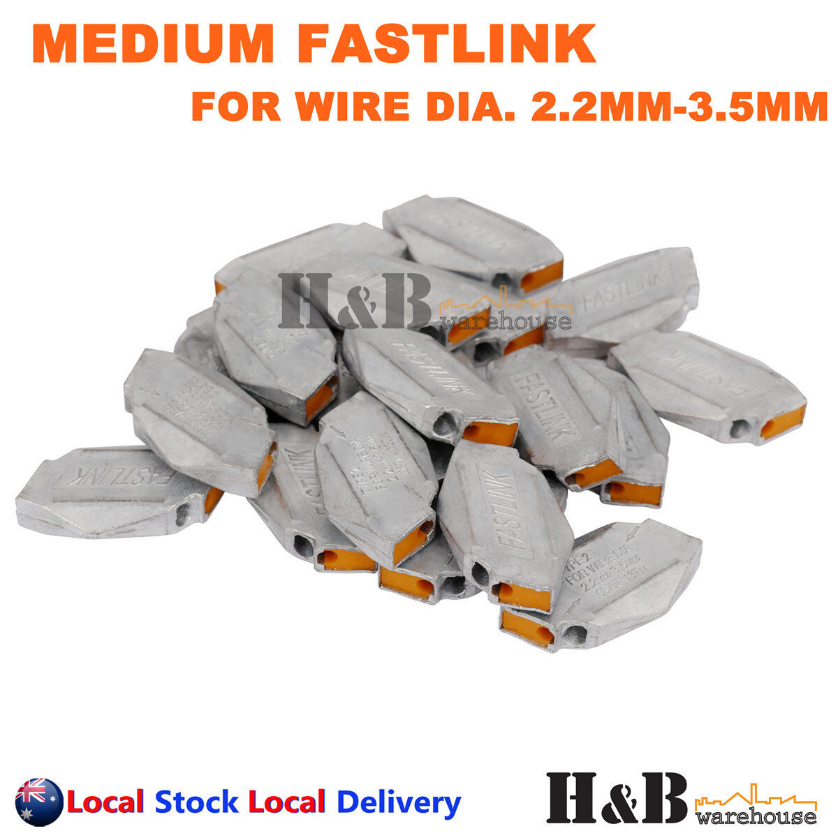 40X Medium Fastlink Wire Joiners Fence Fencing Joiner Works Gripple Tensioning