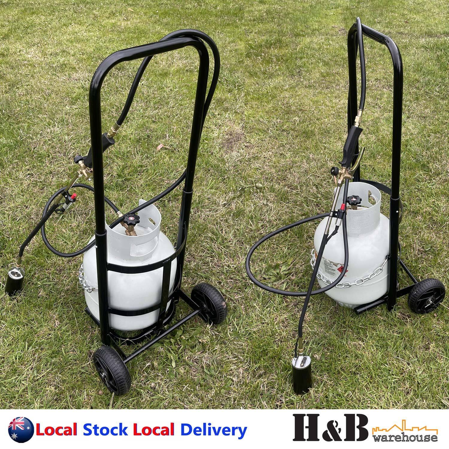 Grass Burner Weed Killer Kit Shrub Grass LP Gas Bottle Trolly – H&B ...