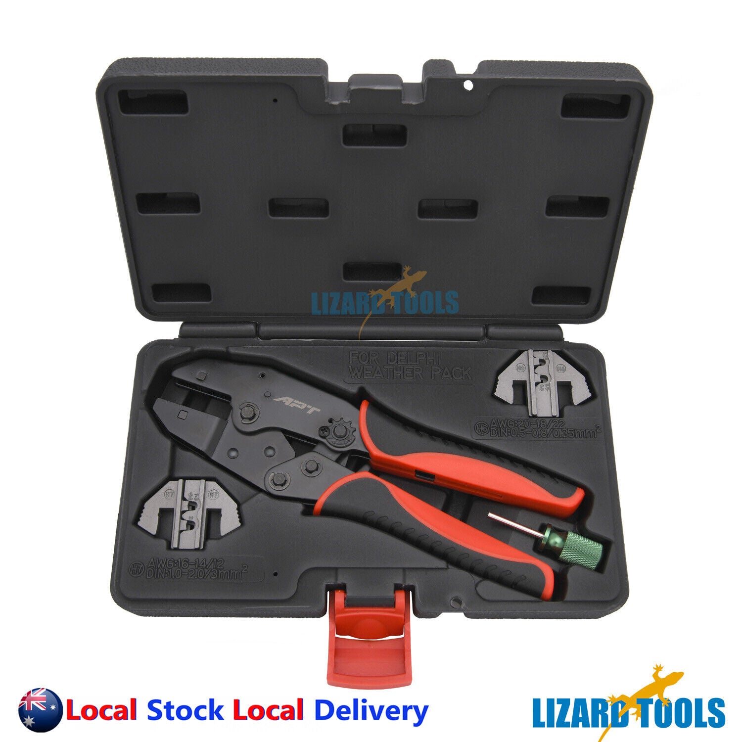 Delphi Weather Pack Connector Terminal Ratcheting Crimping Tool Quick