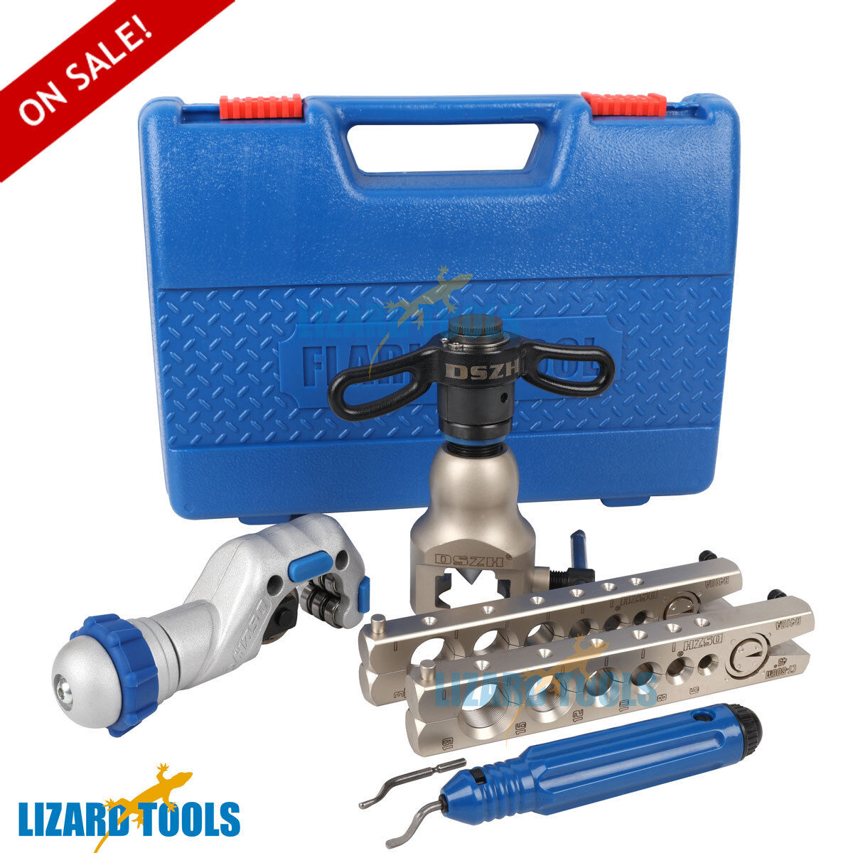 Genuine Ratchet Flaring Flare Tool Kit 45° R410A Refrigeration Eccentr