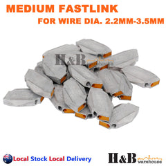 30X Medium Fastlink Wire Joiners Fence Fencing Joiner Works gripple Tensioning