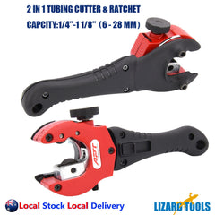 APT Taiwan 2 in 1 Tube Pipe Cutter Ratchet Detachable Handle Tube Cutting 6-28mm