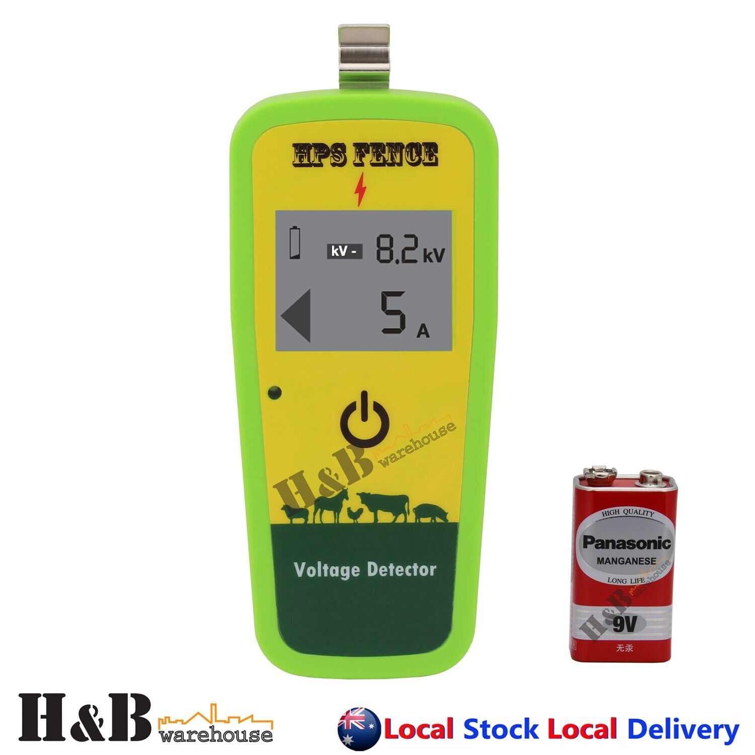 Digital Electric Fence Tester Fault Finder Scout LCD Display Max 13KV
