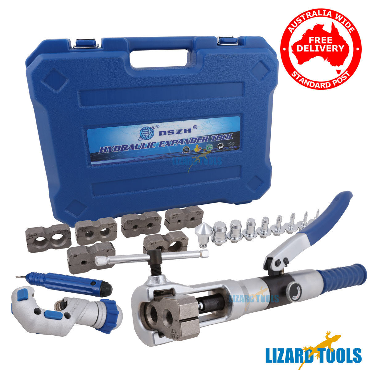 Hydraulic Tube Expander Flaring Tools Kit Cutter Plumbing Swaging Tool