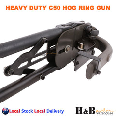 C50  Manual Hog Ring Gun Fence Fencing C Clip Nailer Pliers Wire Ringer