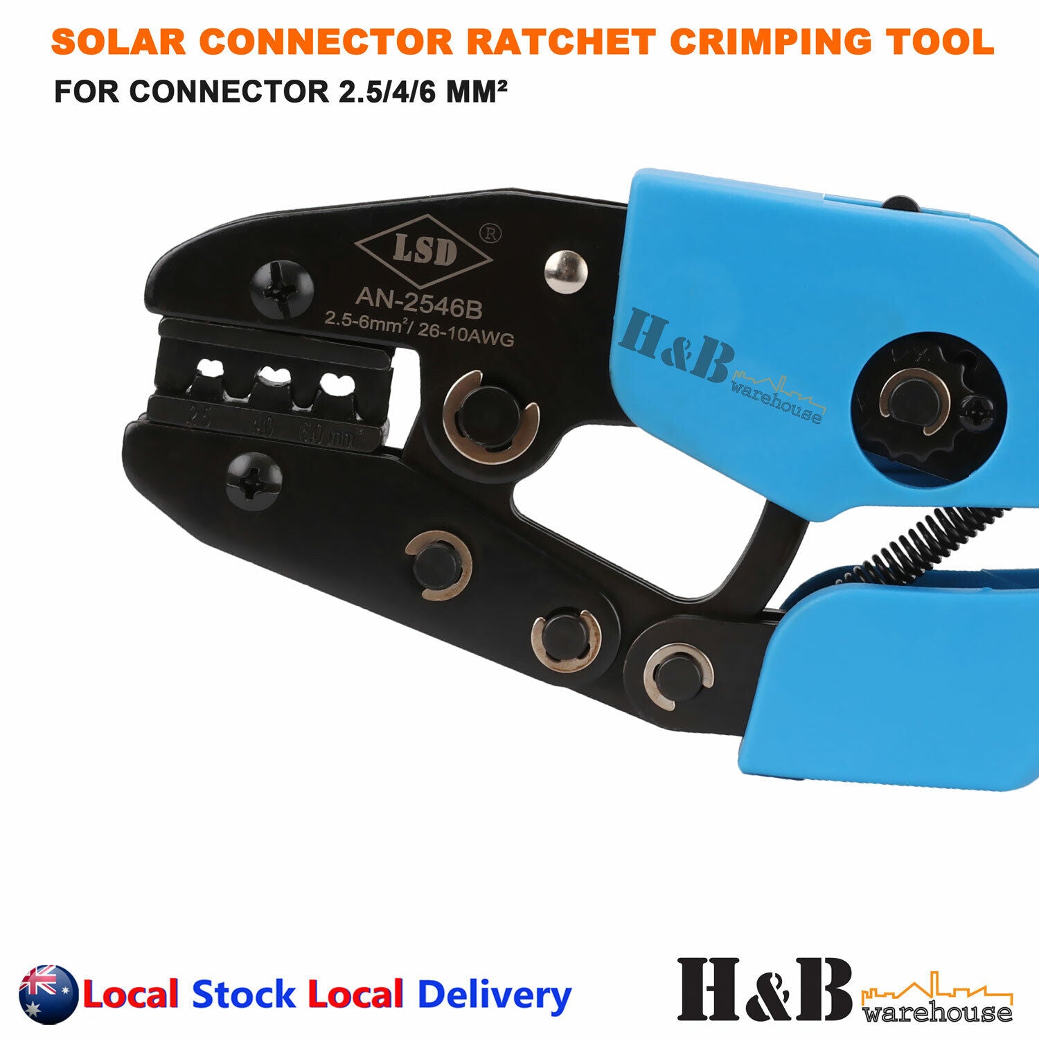 Solar Crimp Tool Kit Crimping Connector Spanner Crimper Wire Stripper Cutter