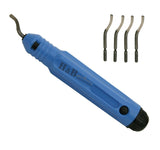 Pocket Deburring Tool 365° Swivel Head + 5 Blades Deburr Tools