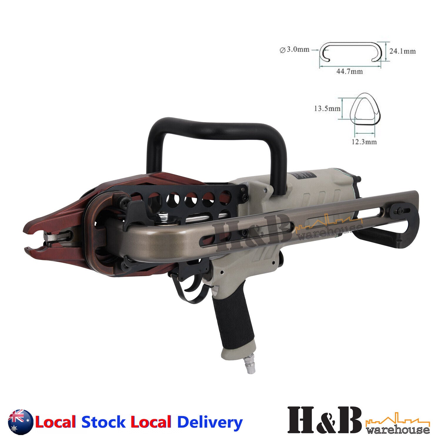 Pneumatic C50 Hog Ring Fencing C Clip Air Operated Gun Pliers Gabion B