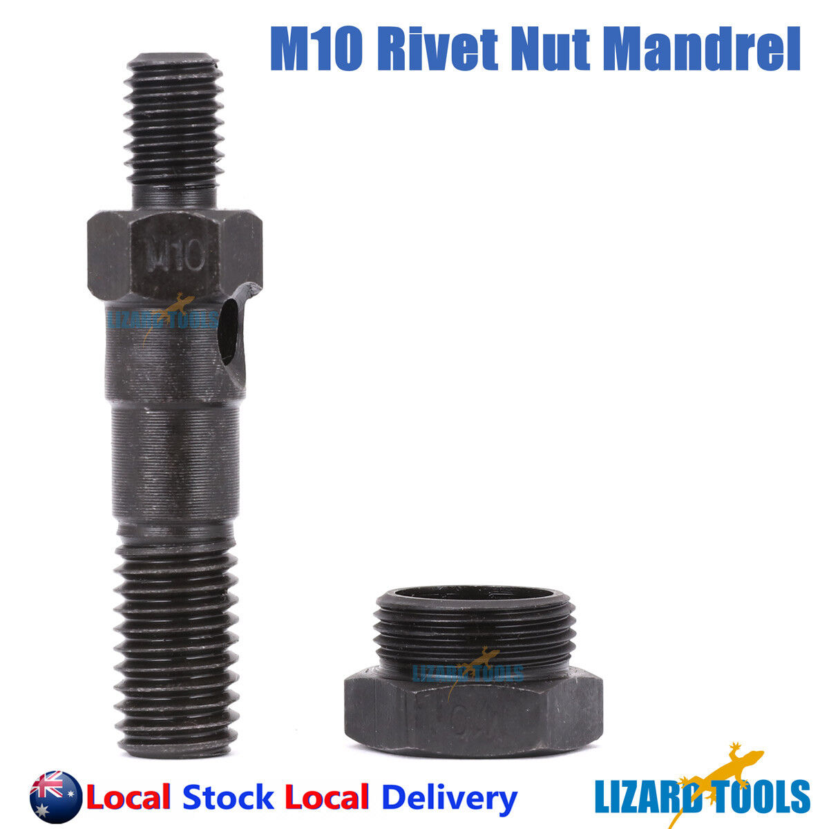 M10 Mandrels Mandrel Replacememnt Spare For Nutsert Tool Rivnut Rivet ...